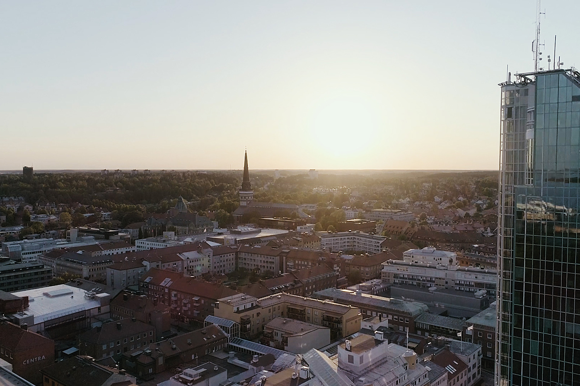 Vy över Västerås. Fotograf: Bo Lundvang