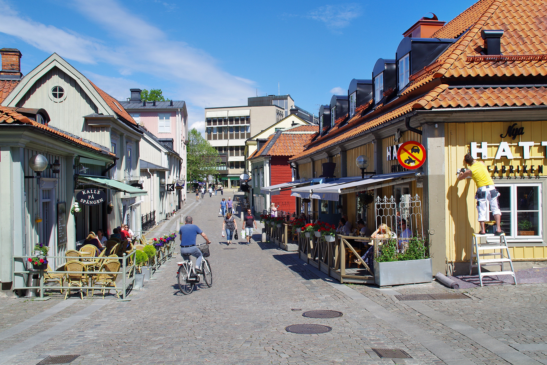 Stadsvy Köpmangatan i Västerås. Foto: Mostphotos